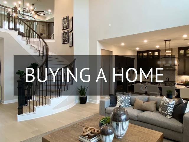 Buying a home.